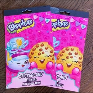 Bundle of 2 Shopkins‎ stickers book